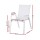 Gardeon 6PC White Outdoor Dining Chairs - Stackable, Weather-Resistant Textilene Fabric, Sturdy Steel Frame, 56x70x90cm