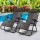 Gardeon 2PC Zero Gravity Chairs with Adjustable Recline, Padded Headrest, and Steel Frame for Outdoor Comfort, Grey