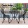 Gardeon 3PC Outdoor Bistro Set - Cast Aluminium Patio Furniture, Black, Weather-Resistant, Includes Chairs & Table