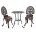 Gardeon 3PC Patio Bistro Set: Cast Aluminium Bronze, Weather-Resistant, Vintage Design with Parasol Hole, Easy Assembly