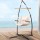 Gardeon Hammock Chair with Steel Stand, Cream, 100x60x138cm - Outdoor/Indoor, Durable Polyester Cotton Blend