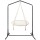 Gardeon 100cm Hammock Chair with Stand - Indoor/Outdoor Swing, 120kg Capacity, 360° Rotation, Steel Frame, Eco-Friendly