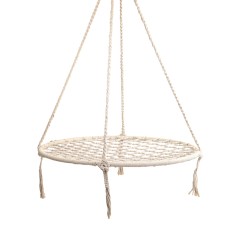 Gardeon Hammock Chair Outdoor Swing - 100cm, Cotton-Poly Blend, Holds 120kg, Ideal for Kids & Adults, No Assembly Needed