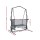 Gardeon Hammock Chair with Stand, Macrame 2-Seater, Polyester-Cotton, Grey, 120x70x120cm, Indoor/Outdoor Relaxation