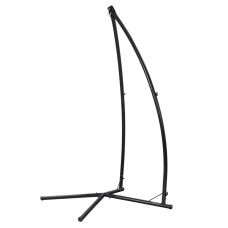 Gardeon Heavy-Duty Steel Hammock Chair Stand, 2.1m, Weather-Resistant, 120kg Capacity, Indoor/Outdoor, Black Finish