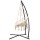 Gardeon Hammock Chair with Steel Stand, Cream Macrame, 360° Rotation, Indoor/Outdoor, Cotton-Poly Blend, 120kg Capacity