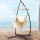 Gardeon Hammock Chair with Steel Stand, Polyester Cotton, 150x90cm, Cream, Outdoor/Indoor, Durable & Easy Install