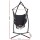 Gardeon Hammock Chair with Steel Stand, Polyester Cotton, 150x90cm, Grey, Indoor/Outdoor, 360° Rotation, 120kg Capacity
