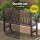 Gardeon 2-Seater Wooden Garden Bench - Durable Fir Wood, 300kg Capacity, Weather-Resistant, Brown Finish, 120cm