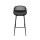 Gardeon 2PC Outdoor Bar Stools - UV-Resistant Polypropylene Seat, Metal Frame, Adjustable Feet, 100cm Height, Black
