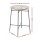 Gardeon Outdoor Bar Table - Wicker & Glass, 70x70x100cm, UV-Resistant, Adjustable Feet, Sturdy Steel Frame, Beige/Black