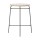 Gardeon Outdoor Bar Table - Wicker & Glass, 70x70x100cm, UV-Resistant, Adjustable Feet, Sturdy Steel Frame, Beige/Black