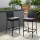 Gardeon 2-Piece Outdoor Bar Stools - Hand-Woven Rattan, UV-Resistant, Steel Frame, 5cm Cushions, 103cm Height,