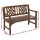 Gardeon Outdoor Wooden Garden Bench - Handcrafted Fir Wood, Lattice Backrest, 2-Seat, Weather-Resistant, 250kg Capacity