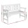 Gardeon White Wooden Garden Bench - 2 Seat Fir Wood Patio Furniture with Lattice Backrest, 250kg Capacity, 102x52x78cm
