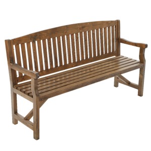 Gardeon 5FT Wooden Garden Bench - 3 Seater, Natural Fir Wood, Weather-Resistant, 360kg Capacity, Classic Patio Furniture