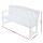 Gardeon 5FT White Wooden Garden Bench, 3-Seater Patio Furniture, Durable Fir Wood, 360kg Capacity, Weather-Resistant