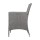 Gardeon 3PC Outdoor Bistro Set - Grey Wicker Chairs & Table with Cushions, Steel Frame, UV & Weather Resistant