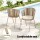 Gardeon 3PC Outdoor Bistro Set – Beige Rope Chairs & Table | Weather-Resistant Steel, Easy Assembly, 1-Year Warranty