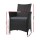 Gardeon Idris 2PC Outdoor Dining Chairs - PE Wicker, Steel Frame, Cushioned Comfort, UV & Weather Resistant, 84cm