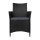 Gardeon Idris 2PC Outdoor Dining Chairs - PE Wicker, Steel Frame, Cushioned Comfort, UV & Weather Resistant, 84cm