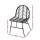 Gardeon 2x Black Wicker Patio Chairs - Steel Frame, Weather-Resistant, Indoor/Outdoor, No Assembly, 150kg Capacity