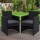 Gardeon Hugo 2PC Outdoor Wicker Dining Chairs, Foldable Backrest, UV-Resistant, Steel Frame, 55x55x86cm