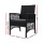 Gardeon 2PC Outdoor Wicker Dining Chairs - UV-Resistant, High-Density Foam Cushions, Powder-Coated Steel Frame