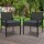 Gardeon 2PC Outdoor Dining Chairs - Stylish PE Wicker, High-Density Cushions, UV-Resistant, Powder-Coated Steel Frame
