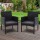Gardeon Ezra Outdoor Dining Chairs - 2PC Patio Furniture Set, Weatherproof PE Wicker, Steel Frame, High-Density Cushions