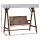 Gardeon 3-Seater Wooden Garden Swing Chair with Adjustable Canopy, Weather-Resistant Fir Wood & Removable Cushions