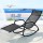 Gardeon Sun Lounge Rocking Chair - Weather & UV Resistant Patio Furniture with Breathable Textilene, 150kg Capacity