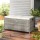 Gardeon 102L Wicker Outdoor Storage Bench - Durable, UV-Resistant, 2-in-1 Design with Cushion, Grey, 300kg Capacity