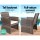 Gardeon 4-Piece Grey Outdoor Furniture Set: Rattan Sofa, Chairs & Table with Cushions, Weather-Resistant Wicker