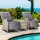 Gardeon 3PC Recliner Set: Weatherproof PE Wicker Chairs & Table, Adjustable Backrest & Footrest, Indoor/Outdoor Use
