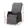 Gardeon Adjustable Outdoor Wicker Recliner Chair - Black, UV-Resistant, Steel Frame, 7cm Cushion, Indoor/Outdoor Use