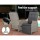 Gardeon Adjustable Wicker Recliner Chair – UV & Weather-Resistant, Steel Frame, High-Density Cushion, 57x65x95cm, Grey