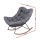 Gardeon Outdoor Papasan Rocking Chair - Steel Frame, Plush Cushions, UV Resistant, 107x91x98cm, Indoor/Outdoor Use