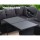 Gardeon 9-Seater Outdoor Dining Set – Black PE Wicker, Steel Frame, Cushions, Glass Table, Storage Cover Included