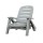 Gardeon Grey Sun Lounger with Wheels - Weather-Resistant, Adjustable Recliner Chair, Portable Outdoor Furniture