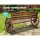 Gardeon 3-Seater Outdoor Garden Bench - Rustic Fir Wood Wagon Wheel Design, UV-Resistant, 300kg Capacity, 142cm