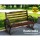 Gardeon 2-Seater Outdoor Wagon Bench - Fir Wood, Rustic Charcoal Brown, UV & Weather-Resistant, 220kg Capacity