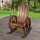 Gardeon Wagon Wheels Rocking Chair, Canadian Fir Wood, 60x89x99cm, Brown, Rustic Outdoor Furniture, UV-Resistant