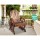 Gardeon Wooden Wagon Chair, Canadian Fir, 68x63x99cm, Brown - Rustic Outdoor Seating, Weather & UV Resistant