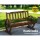 Gardeon Rustic Fir Wood Wagon Wheel Garden Bench, 2-Seater, UV-Resistant, 220kg Capacity, Brown, 111x52x77cm