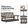 Gardeon Wooden Porch Swing Chair, 2-Seater, Fir Wood, Brown, Heavy-Duty Metal Chains, Indoor/Outdoor Use, 300kg Capacity