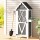 Gardeon Wooden Outdoor Storage Shed - Fir Wood, Weather-Resistant, 3-Tier Shelves, 65x46x179cm, Lockable Garden Cabinet