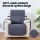 Artiss 100% Water-Resistant Recliner Chair Cover, Grey - Microfibre, Quilted Design, Anti-Slip, Machine Washable, 1-Seater