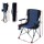 Weisshorn Navy Blue Moon Chair: Lightweight, Foldable Camping Seat with 600D Oxford Fabric, 120KG Capacity, 58x57x93CM