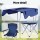 Weisshorn Navy Blue Camping Chair with Canopy – Lightweight, Foldable, Water-Resistant 600D Oxford, 120KG Capacity